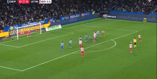 国王杯-马竞1-0拉科鲁尼亚 格列兹曼任意球制胜